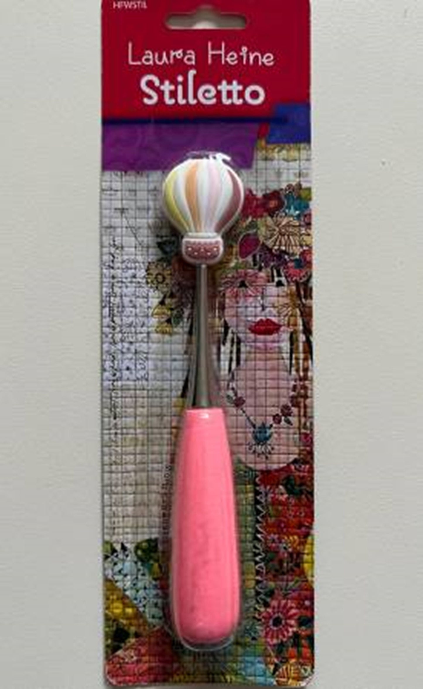 Laura Heine - New Stiletto - Hot Air Balloon - Collage quilting -