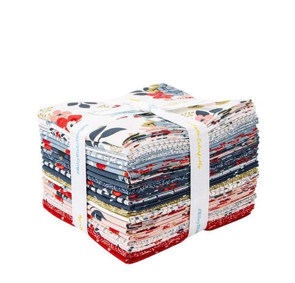 Vintage Charm Fat Quarters by Dani Mogstad - Riley Blake Fabric- FQ Bundle 21 pieces