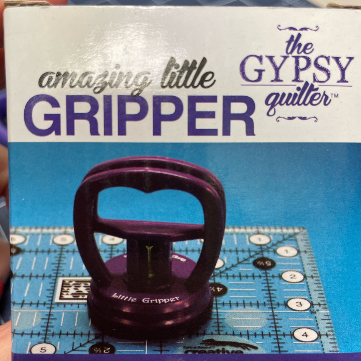 Gypsy Quilter Amazing Little Gripper for Rulers Templates - Purple - New