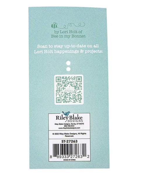 Gingham Garden Lori Holt Enamel Happy Charm