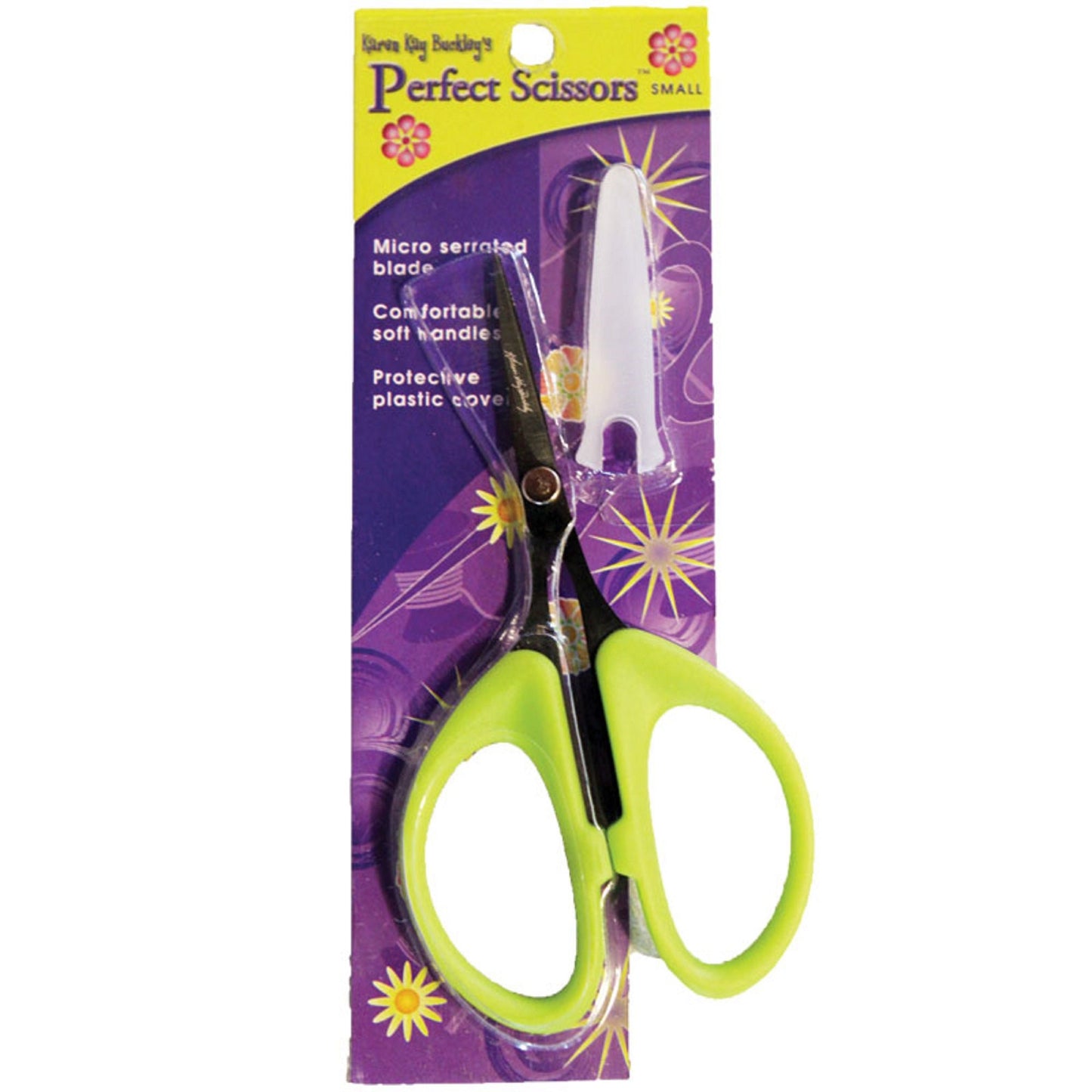 Karen Kay Buckley Scissors KKB002 Perfect 4" Embroidery Size Green Left or Right Handed