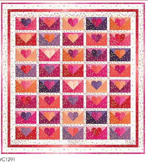 Ombre Love Letters Quilt Pattern
