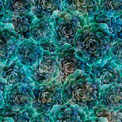 Quality fabric - Blossom Succulents Fabric QT Fabrics - Dan Morris