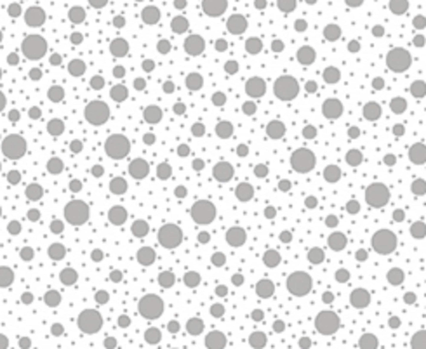 Metals - Silver Polka Dot Design - Holiday - Christmas Fabric - QT Fabric - Sold by the 1/2 Yard - Cut in 1 piece for 1 yard or more
