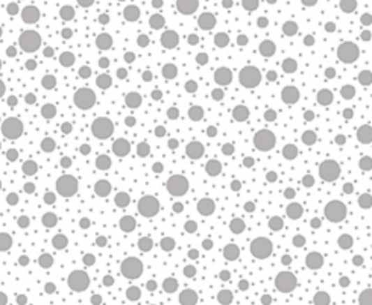 Metals - Silver Polka Dot Design - Holiday - Christmas Fabric - QT Fabric - Sold by the 1/2 Yard - Cut in 1 piece for 1 yard or more