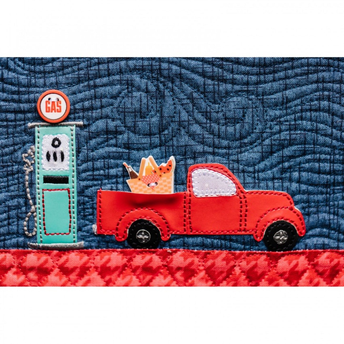 KID 197  Pattern Main Street Celebration Bench Pillow   Kimberbell   Quilts   Wall Hangings, Banners