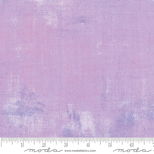 Moda GRUNGE Freesia Light Purple 30150-292 Basic Grey Cotton Fabric - Priced by the 1/2 Yard
