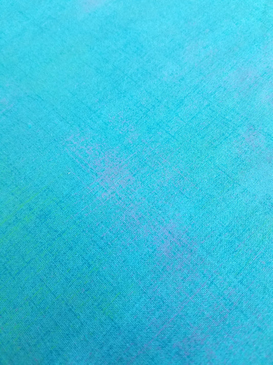 Moda GRUNGE Turquoise Blue - Basic Grey Cotton Fabric - Priced by the 1/2 Yard - Cut from Bolt  30150-298