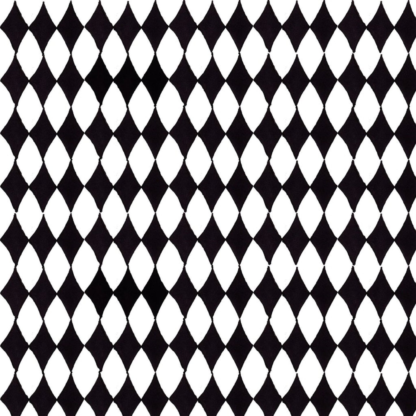 Loralie Designs - Black & White Diamond - 692362 - Priced by the 1/2 yard