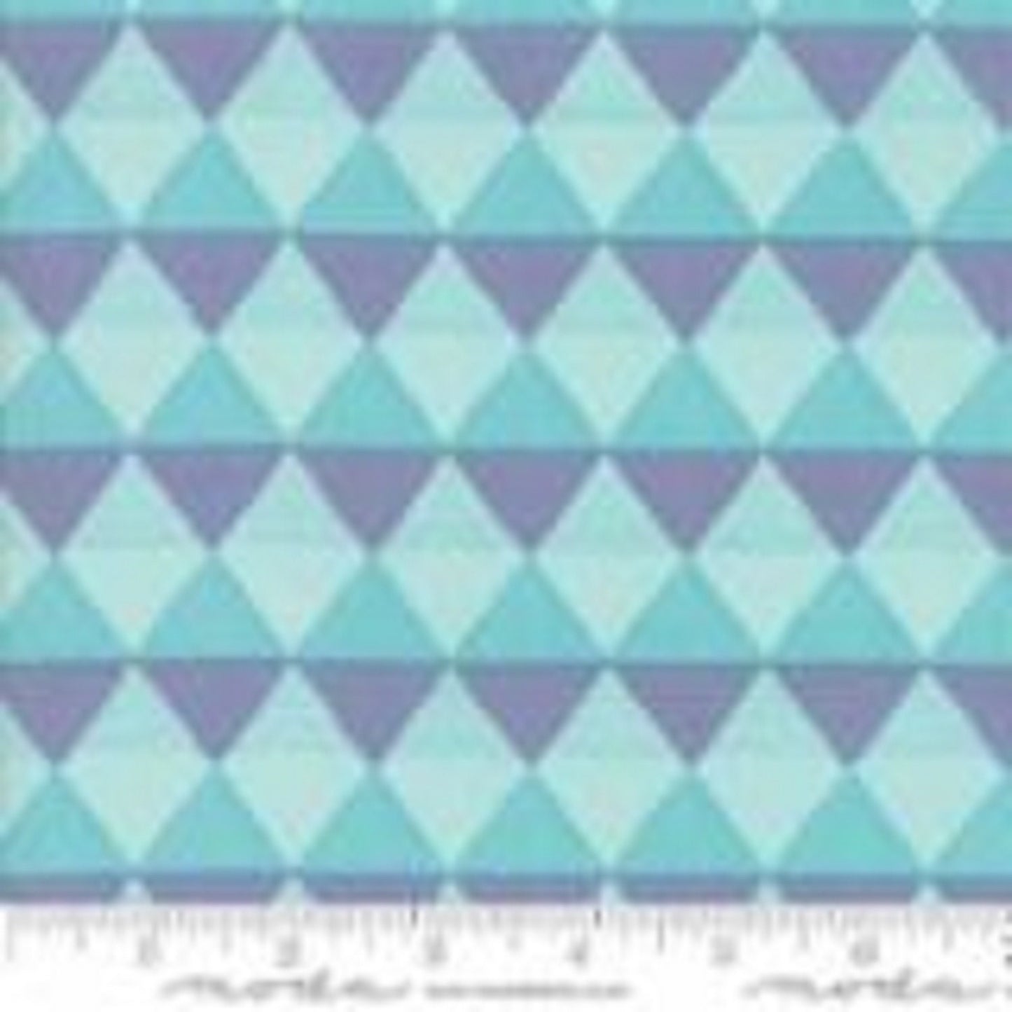 Moda Twilight Fabric by One Canoe Two   Triangles on Mist Blue Background   By the Half Yard   Precut into 1 yard pieces