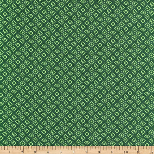 Maywood Studio - Joyful Christmas Snowflake Fabric Blender - Green - MAS 9918-G