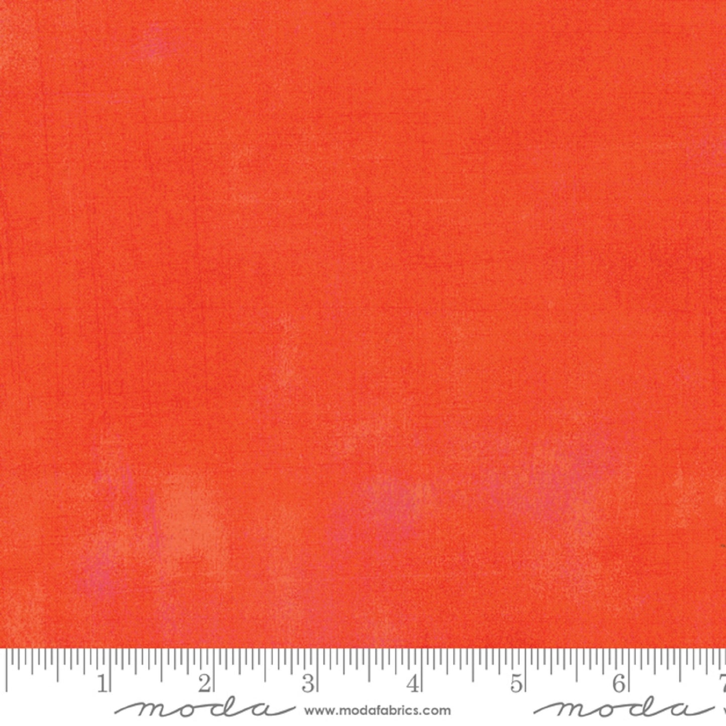 Moda GRUNGE Tangerine Orange 30150-263 Cotton Fabric - Basic Grey - Priced by the 1/2 Yard