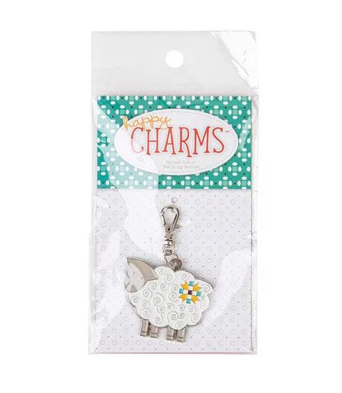 Lori Holt Home Town Enamel Charm Sheep