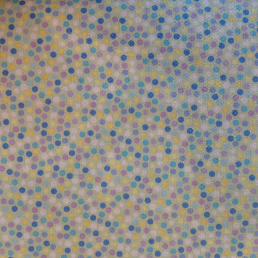 Kanvas - Spring Parade - Dots on Pastel Mint Green #08301 - Priced by the 1/2 yard