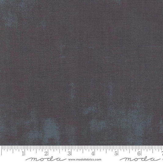 Moda GRUNGE Lead Gray Basic Grey Cotton Fabric - Priced by the 1/2 yard - Cut from bolt  #30150-309