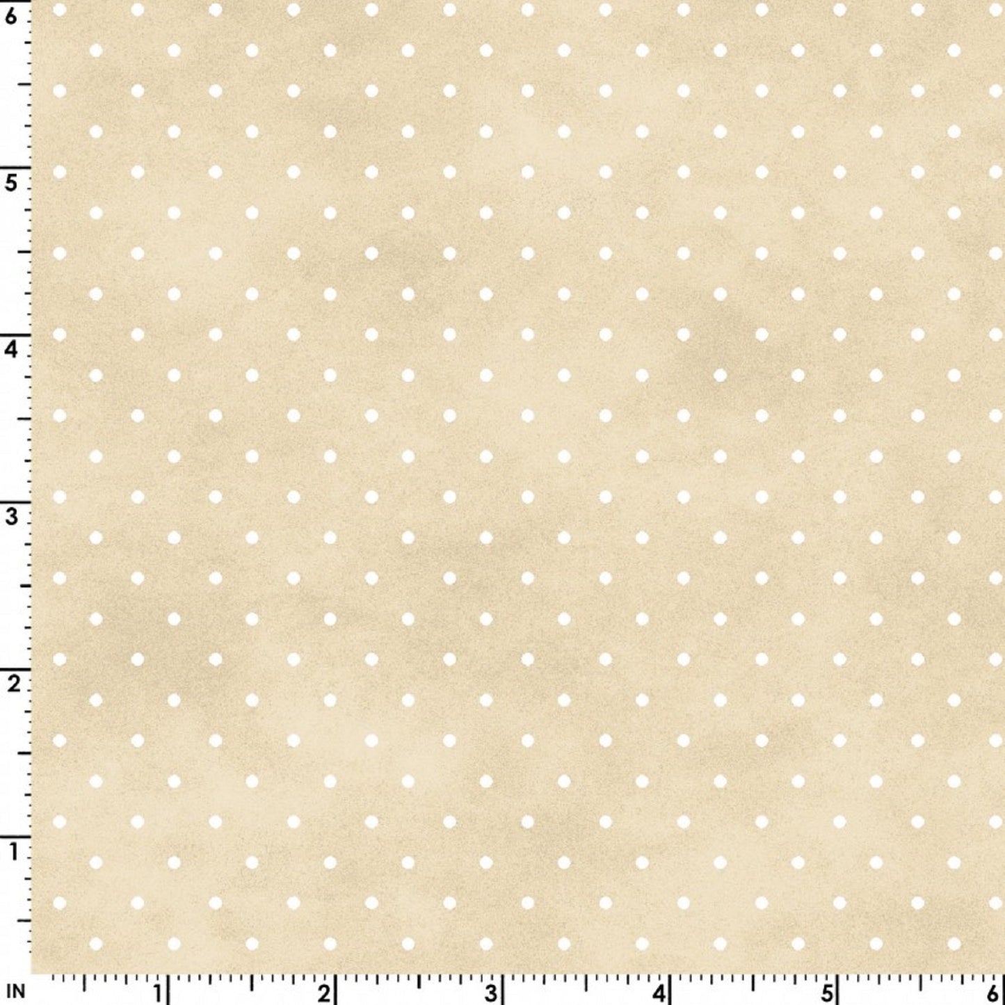 MAS 609-EE - Beige Polka Dot Fabric - Beautiful Basics By the yard - Maywood Studios -