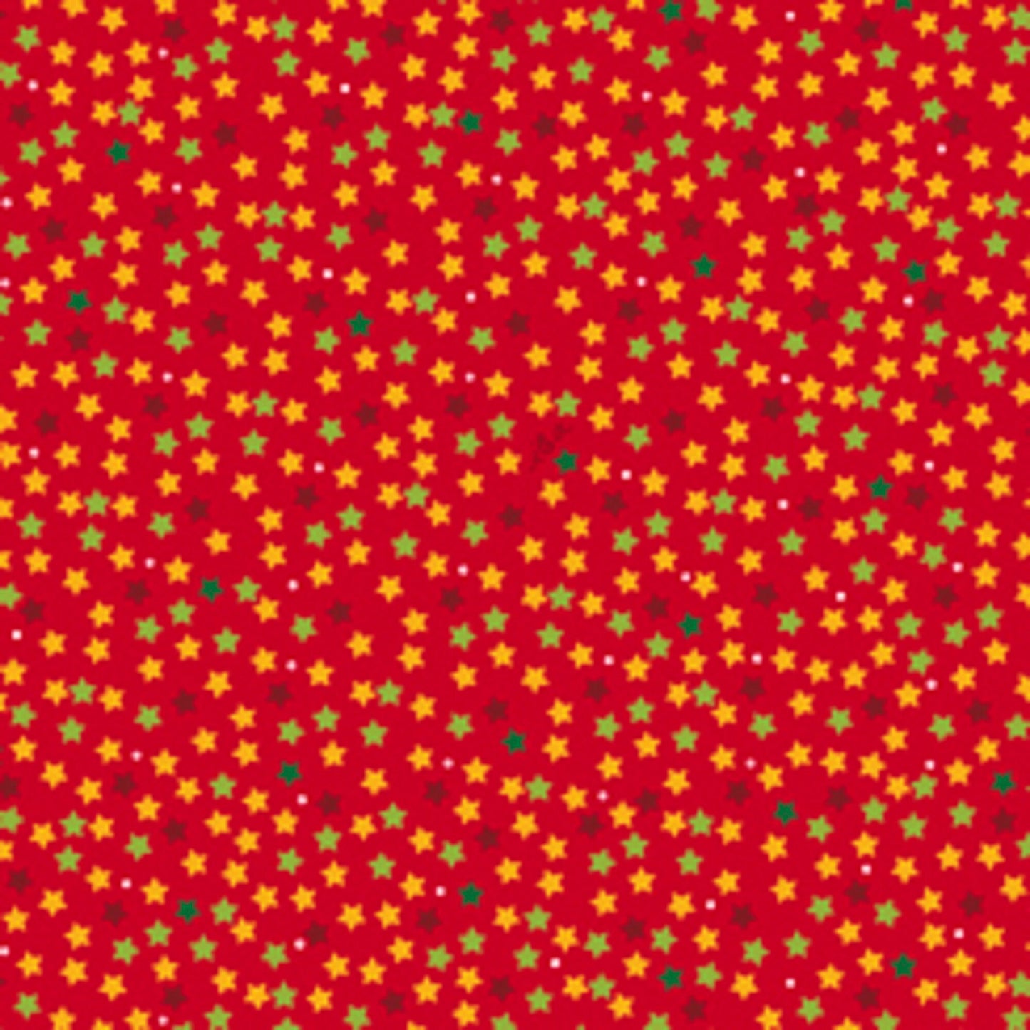 Stars on Red Background - QT Fabrics - Priced by the  1/2 Yard - Cut continuously