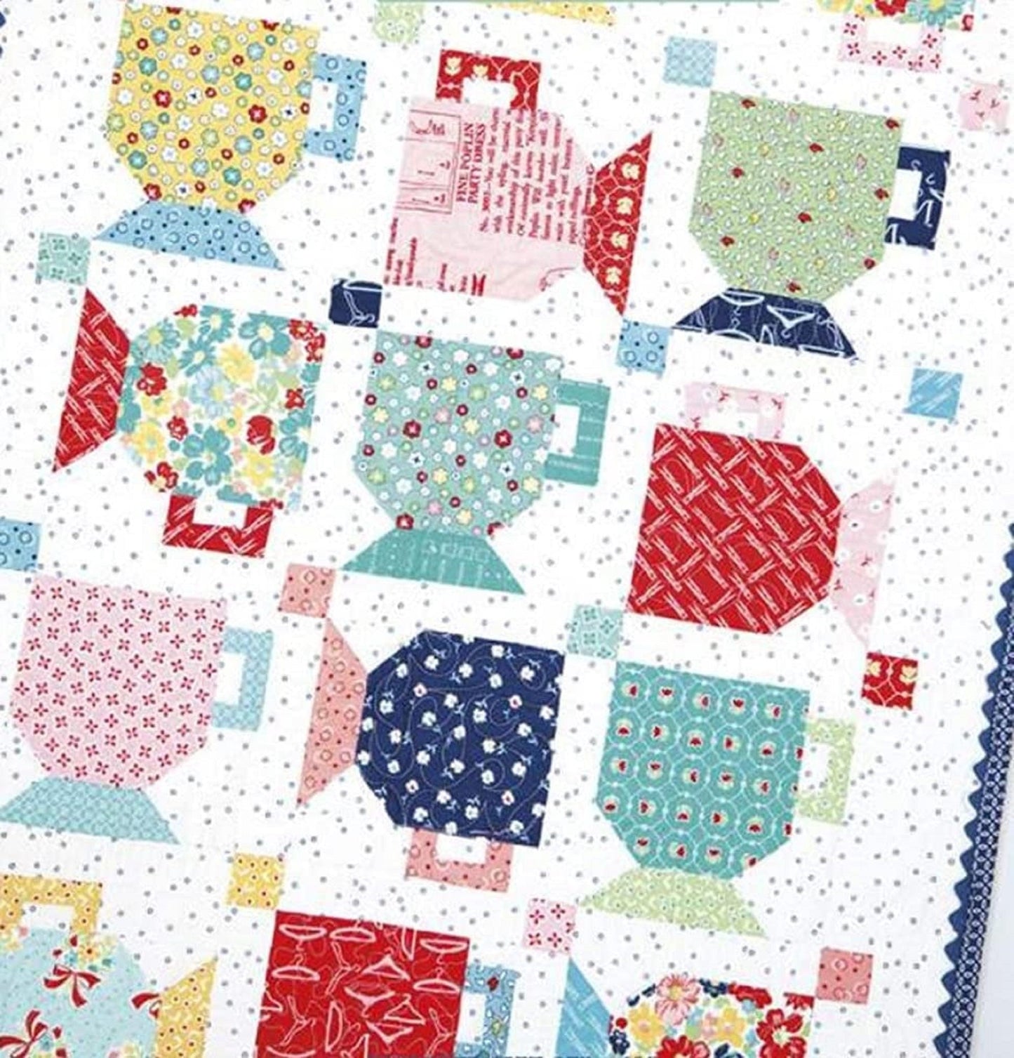 Good Morning Mug Table Runner by Lori Holt of Bee in my Bonnet