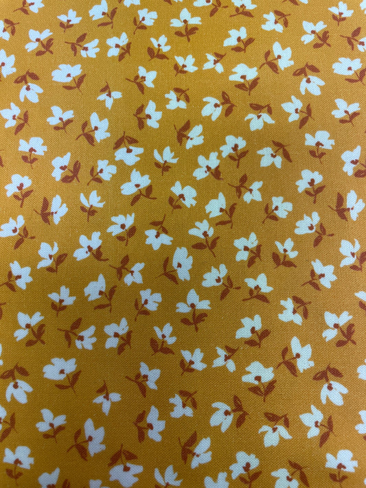 Paisley Rose - Gold Floral Crystal Manning-  11885-21 - Moda Fabrics - Priced by the 1/2 yard