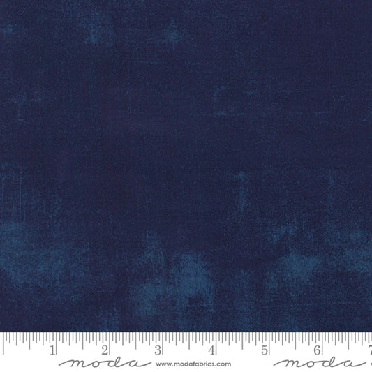 Moda GRUNGE Navy Blue 30150 225 Basic Grey Cotton Fabric   Priced by the Half Yard   Cut from Bolt