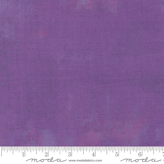 Moda GRUNGE "Grape" Purple 30150-239 Basic Grey Cotton Fabric - Priced by the 1/2 Yard