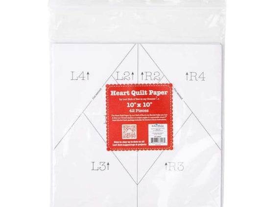 Lori Holt 10 Heart Iron-On Quilt Paper