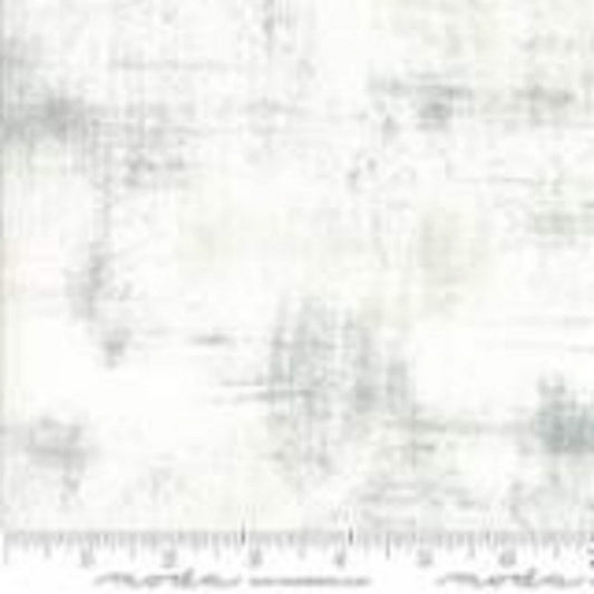 Moda GRUNGE Metropolis Fog Gray on White Basic Grey Cotton Fabric #30150 435   Priced by the Half Yard