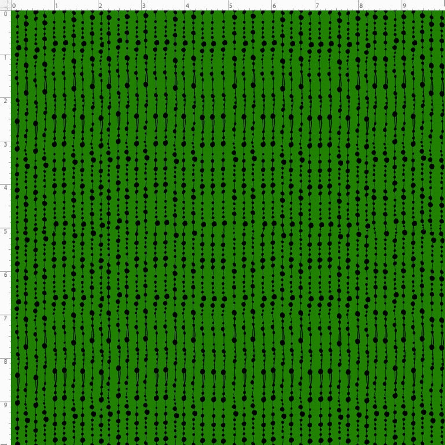 Loralie Beaded Curtain Fabric  Green/ Black Blender  Priced by the Half yard