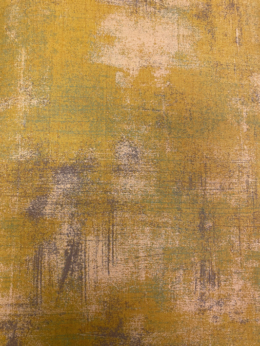 Moda GRUNGE Mustard 30150 282  Cotton Fabric   Priced by the Half Yard   Cut from Bolt