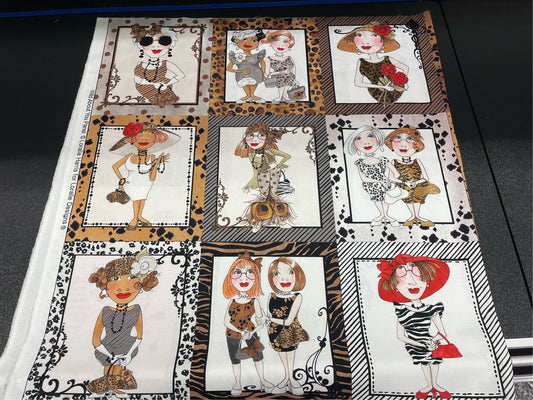 Loralie Wild  about you, Panel brand   New   Brown Black animal Print with Ladies