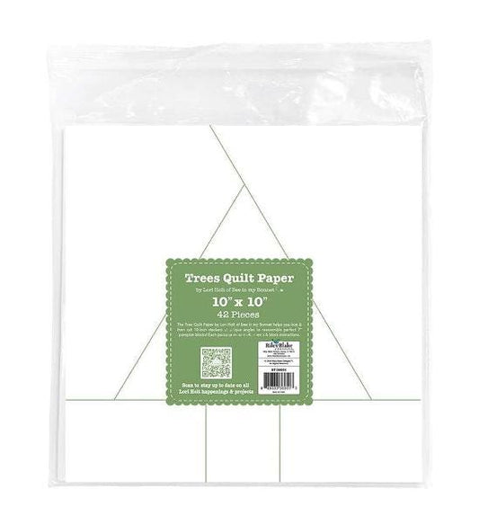 Lori Holt 10" Tree Iron On Quilt Paper   8” finished block  42 pieces