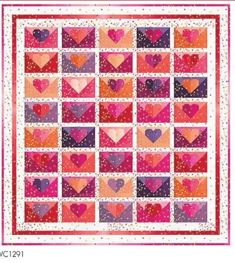 Ombre Love Letters Quilt Pattern