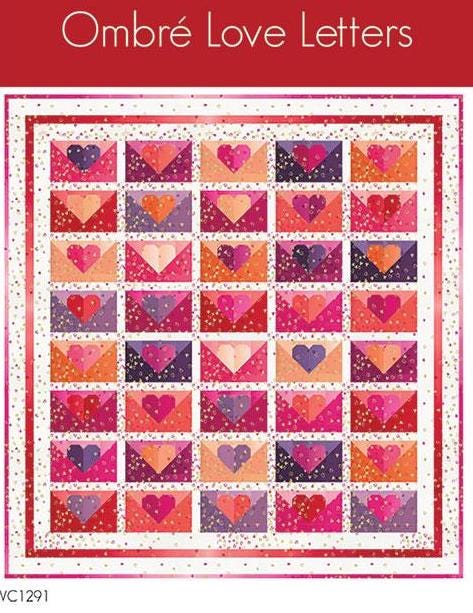 Ombre Love Letters Quilt Pattern